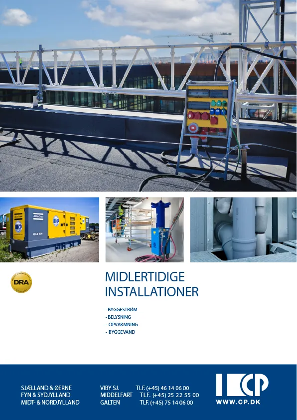Midlertidige installationer download katalog
