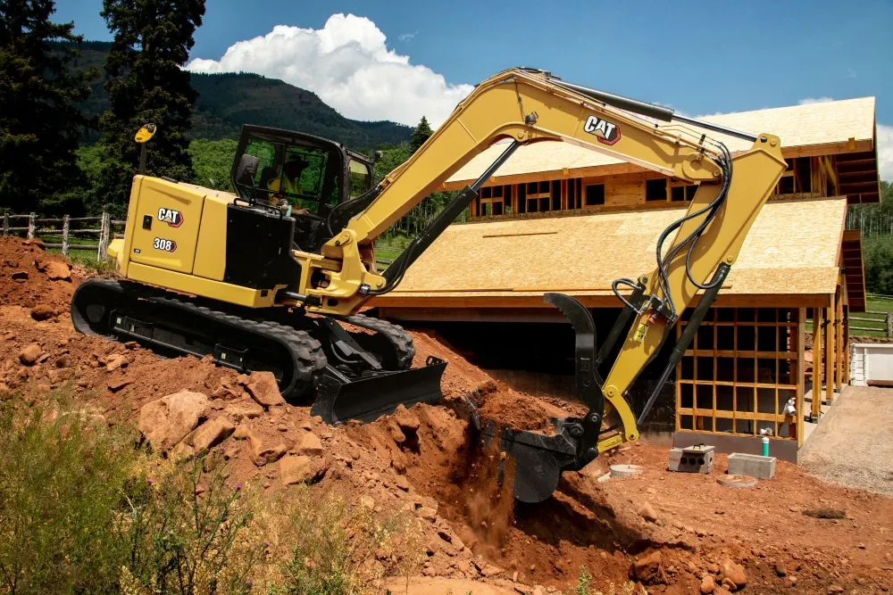 Cat 308 Gravemaskine Zeppelin Rental