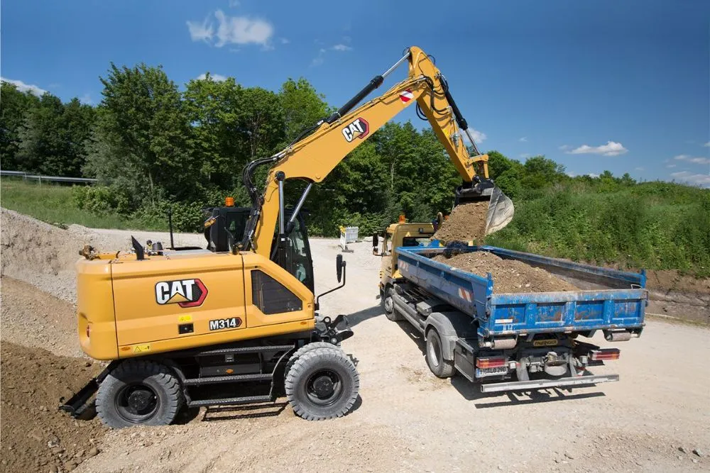 CAT M314 Gravemaskine Zeppelin Rental