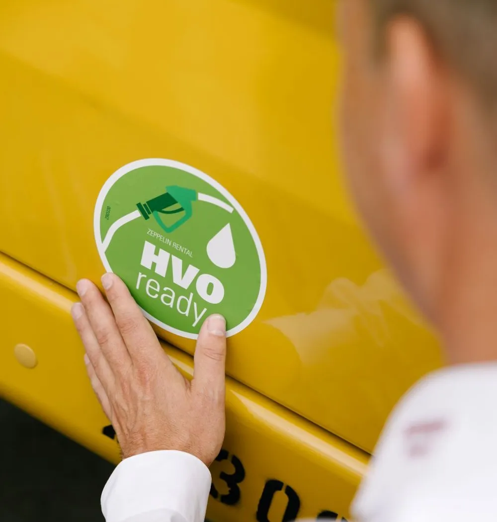 HVO ready maskiner hos Zeppelin Rental