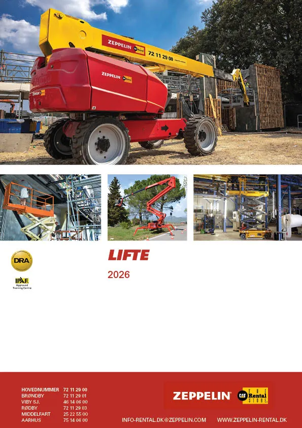 Liftkatalog 2026 Zeppelin Rental