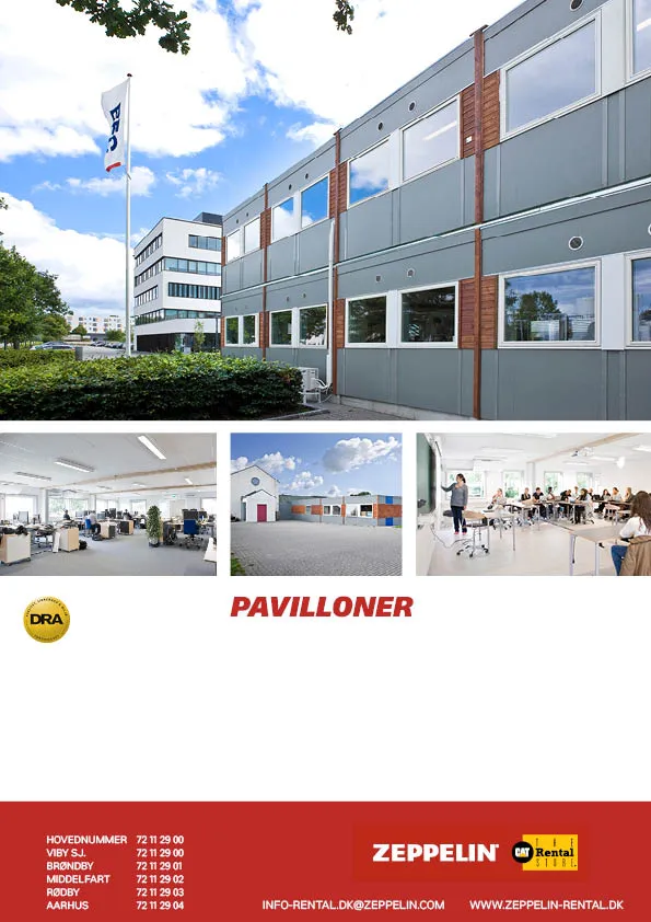 Pavillon katalog 2026 Zeppelin Rental Danmark A/S